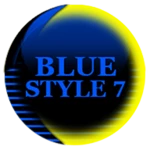 blue icon pack style 7 android application logo